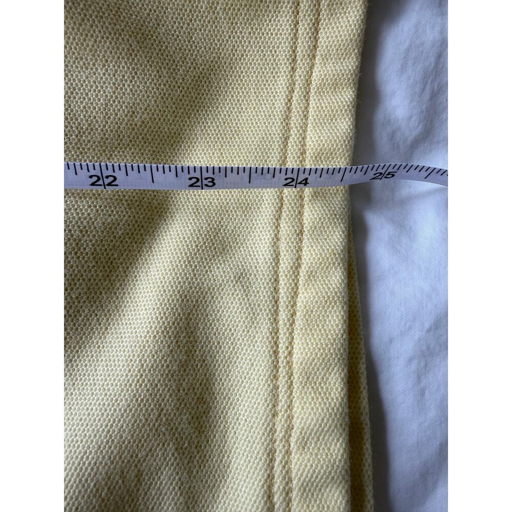 L.L. Bean Premium 100% Cotton Pique Polo Shirt Yellow Relaxed Fit 2X Plus - Picture 5 of 5
